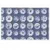 Borden - Floraal - Blauw Deurmat klein 898 -zkaufland3d