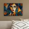 Portret - Abstract - Vormen canvas 2cm klein -sfeer3