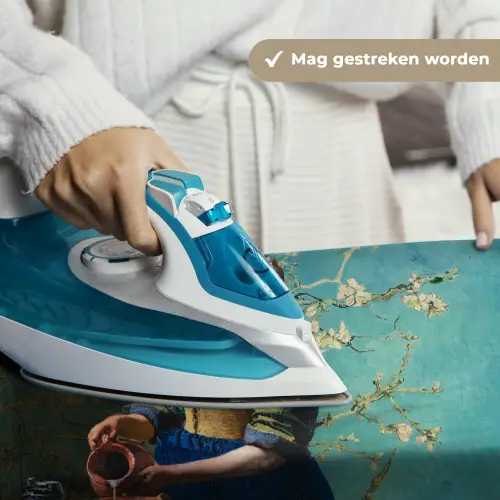 Melkmeisje - Amandelbloesem - Van Gogh - Vermeer - Schilderij - Oude meesters Wandkleed katoen klein -sfeer9