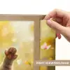 Kitten - Dier - Natuur - Bloemen Light Box met batterij (Wandlamp kind) middel -USP_websiteprintNL