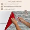 Grijs - Bogen - Patroon keuken achterwand spatscherm klein 900 -spatscherm_NL