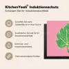 Blad - Groen - Illustratie - Minimalistisch Inductie beschermer vinyl 3mm middel -tsfeer2_DE