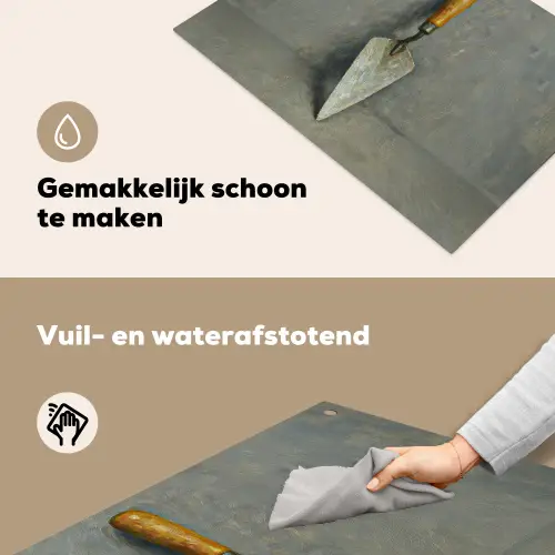 Troffel - Verf - Gereedschap Inductie beschemer met haakjes klein -ky-schoon-nl