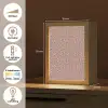 Donkerblauw - Roze - Patroom - Symmetrisch Light Box met kabel (Tafellamp) klein 925 -USP_NL