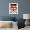 Vintage - Rood - Decoratie - Japandi poster papier klein -sfeer2