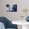Koe - Delfts - Blauw - Artistiek poster papier klein -sfeer3