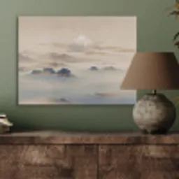 Japans - Landschap - Beige PET vilt klein -sfeer2