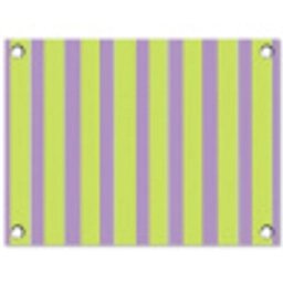 Strepen - Patroon - Groen tuinposter los doek klein 239 -3d