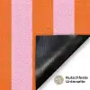 Patroon - Oranje - Fijn - Strepen Deurmat klein -antislip_DE