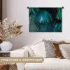 Tropical - Jungle - Bladeren - Groen Wandkleed katoen klein -sfeer1