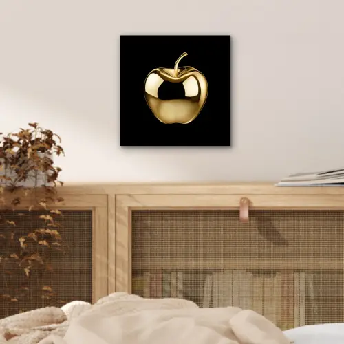 Appel - Goud - Chrome - Zwart aluminium wit klein -sfeer3