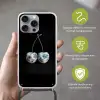 Kersen - Delfts blauw - Fruit Hoesje iPhone 16 Pro Max met koord klein -sfeer2_NL