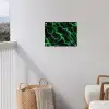 Gaming - Bliksemflitsen - Groen - Energie tuinposter los doek klein -sfeer8