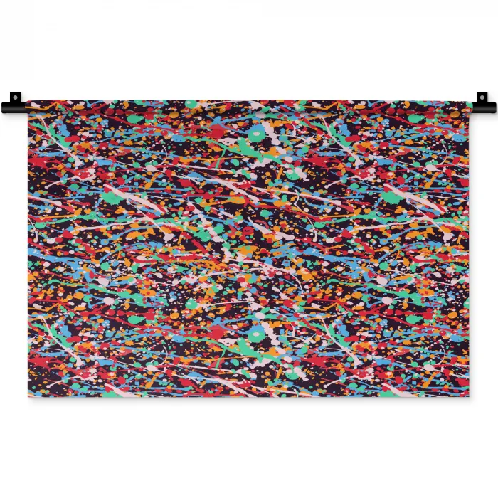 Spat - Abstract - Waterverf - Multi Wandkleed katoen klein 269 -zz3d