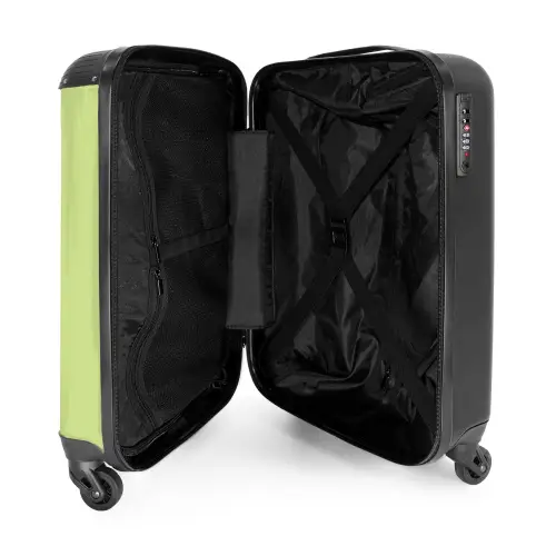 Summer memories - Vlinder op groene achtergrond NBS - Handbagage koffer - Kinderen Unisex middel -binnenkant