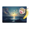 Meeuwen - Zee - Wolken -Blauw Placemat vinyl groot -zzzproduct_Kitchenyeah-website