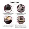 Espresso - Melk - Café Inductie beschermer vinyl 3mm klein -zzzzzzz-cc-werking