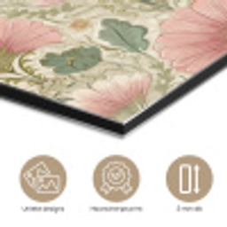 Klassiek - Patroon - Roze aluminium wit klein 46 -closeup_NL