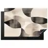 Grillige vormen - Subtiele overgangen - Dynamisch Inductie beschermer vinyl 3mm klein -3d