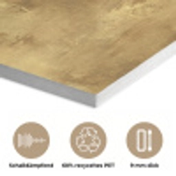 Industrieel - Textuur - Goud PET vilt klein 837 -closeup_DE
