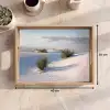 Duinen - Gras - Wolken - Beige Dienblad Rechthoek middel -USP_Formaat