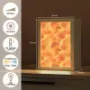 Bliksem - Storm - Oranje Light Box met kabel (Tafellamp) klein 925 -USP_NL