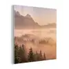 Zonlicht - Mist - Bergen - Bomen plexiglas 5mm klein -z3d