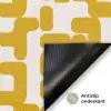 Geel - Beige - Patroon Deurmat klein 898 -antislip_NL