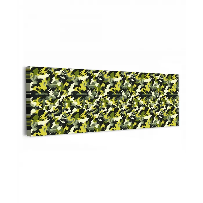 Groen - Geel - Camouflage - Patroon canvas 2cm klein 828 -z3d