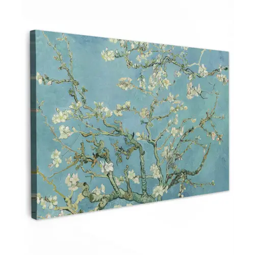 Van Gogh - Amandelbloesem - Oude meesters - Kunst - Vintage canvas 2cm klein -z3d