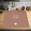 Spreuken - Lief - Quotes Inductie beschermer vinyl 3mm middel -sfeer5