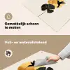 Zwarte kolibrie - Bloem - Gouden cirkel Inductie beschemer met haakjes middel -ky-schoon-nl