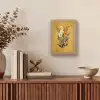 Bladeren - Boeket - Bloemen - Geel Light Box met kabel (Tafellamp) klein -sfeer2