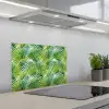 Mosgroen - Bladeren - Overlapping keuken achterwand spatscherm klein 900 -3d_schuin