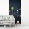 Kruiden - Lepel - Zilver - Specerijen - Industrieel fotobehang vinyl groot -woonkamer