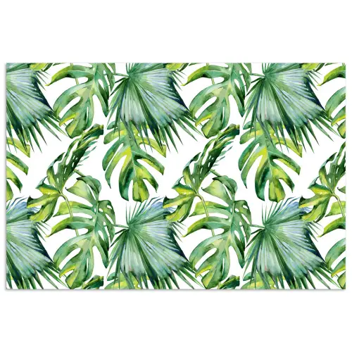 Bladeren - Monstera - Jungle - Tropical poster papier klein -3d