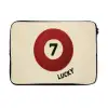 Cirkel - Zeven - Lucky - Rood laptophoes neopreen klein -3d
