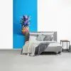 Ananas - Blauw - Tropisch - Vrolijk fotobehang vinyl groot -slaapkamer