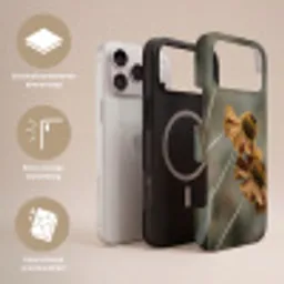 Zonnehoed - Droogbloemen - Geel - Warm Toughcase MagSafe Apple iPhone 17 Pro Max klein -USP_Lagen_NL