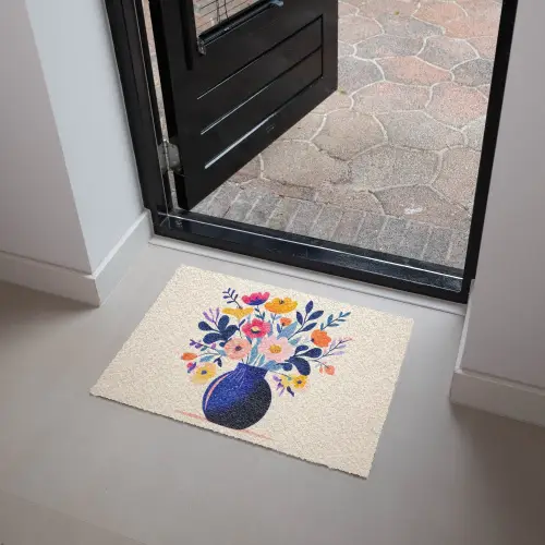 Vaas - Bloemen - Boeket Deurmat klein -sfeer5