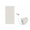 Schubben - Wit - Elegant fotobehang vinyl groot 64 -3d