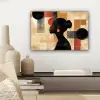 Zijaanzicht - Vrouw - Vormen canvas 2cm klein -sfeer6