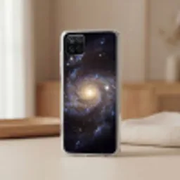 Kosmos - Sterrenstelsel - Donker Telefoonhoesje Samsung Galaxy A12 klein -sfeer2