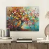 Boom - Abstract - Kleurrijk - Bloemen PET vilt klein -sfeer1