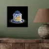Pannenkoeken - Blauwe Bessen - Bord aluminium wit klein -sfeer2