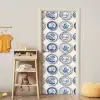 Borden - Bomen - Planten - Blauw deurposter klein 289 -sfeer4