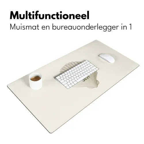 Schelp - Quote - Groen Muismat XXL klein -sfeer4