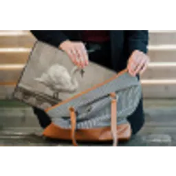 Zwaan - Elegant - Dieren - Wit laptophoes neopreen klein -tas