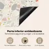 Patronen - Licht - Terrazzo - Decoratie Inductie beschermer vinyl 3mm middel -zzsfeer4_SP