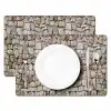 Ruw - Stenen - Muur - Natuurstenen Placemat vinyl groot 368 -zzsfeer2_Kitchenyeah-website